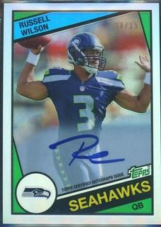 Russell Wilson 1984 Refractor Autographs
