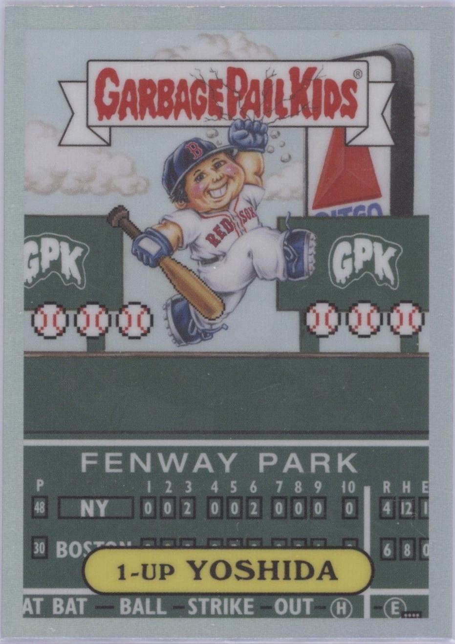 Masataka Yoshida #BGP-23 Baseball Cards 2024 Bowman Chrome Garbage Pail Kids