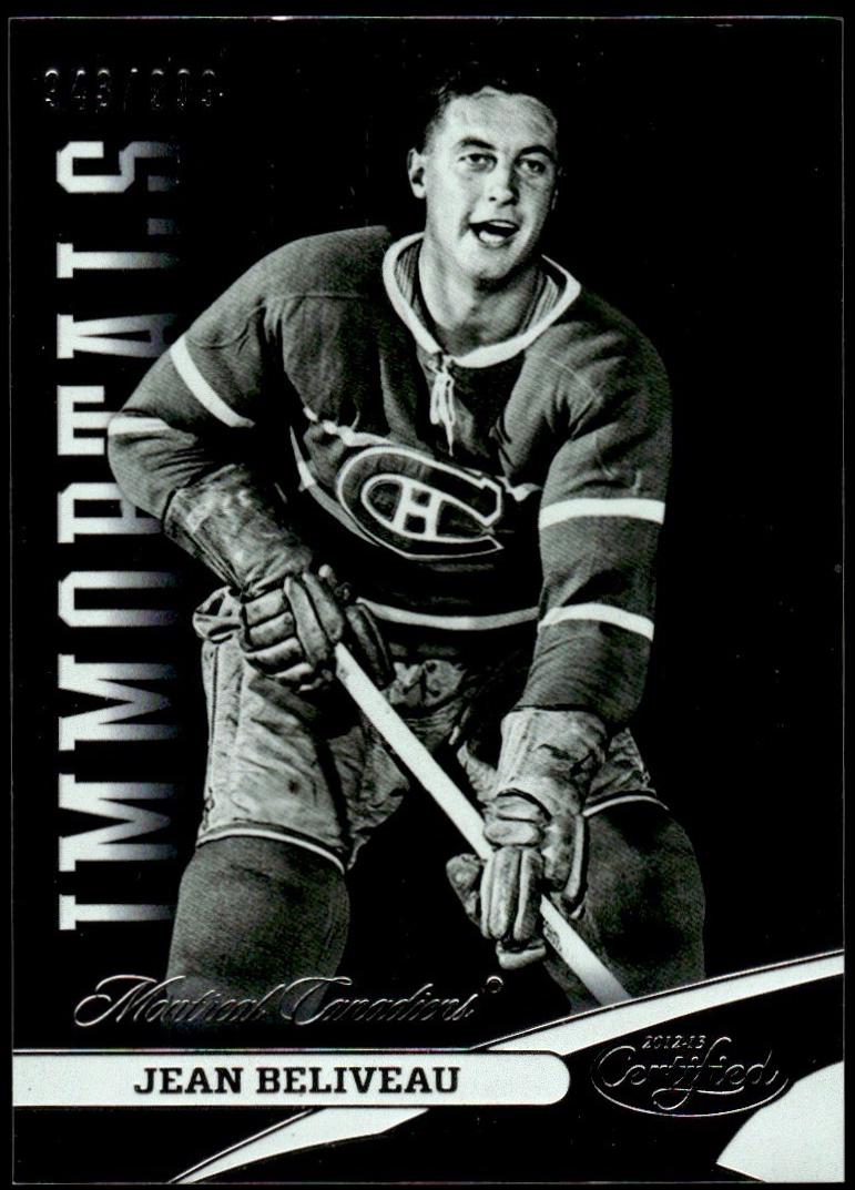 Jean Beliveau #125 2012-13 Panini Certified Hockey