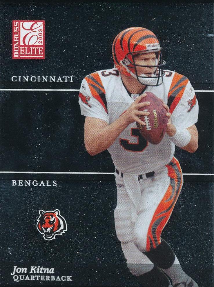 Jon Kitna #8 Football Cards 2003 Panini Donruss Elite