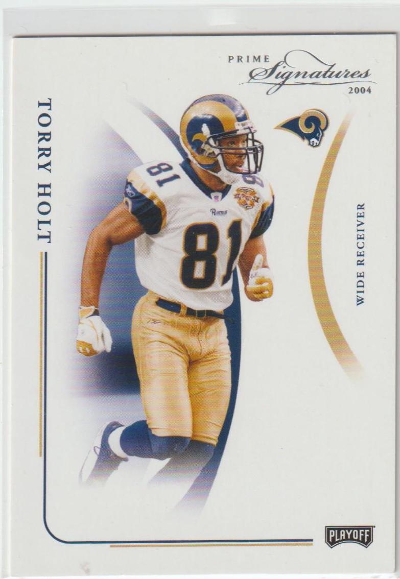 Torry Holt #94 2004 Playoff Prime Signatures Football