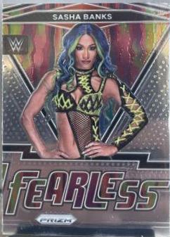 Sasha Banks #8 Wrestling Cards 2022 Panini Prizm WWE Fearless