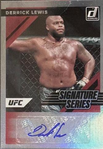 Derrick Lewis Ufc Cards 2022 Panini Donruss UFC Signature Series