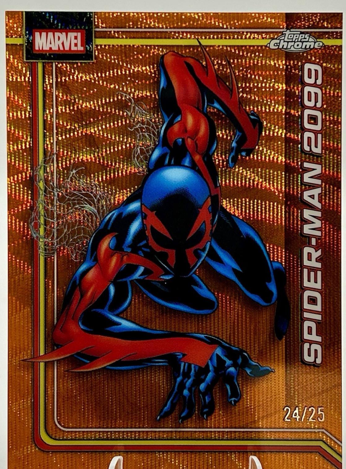 Spider-Man 2099 Orange Wave Refractor