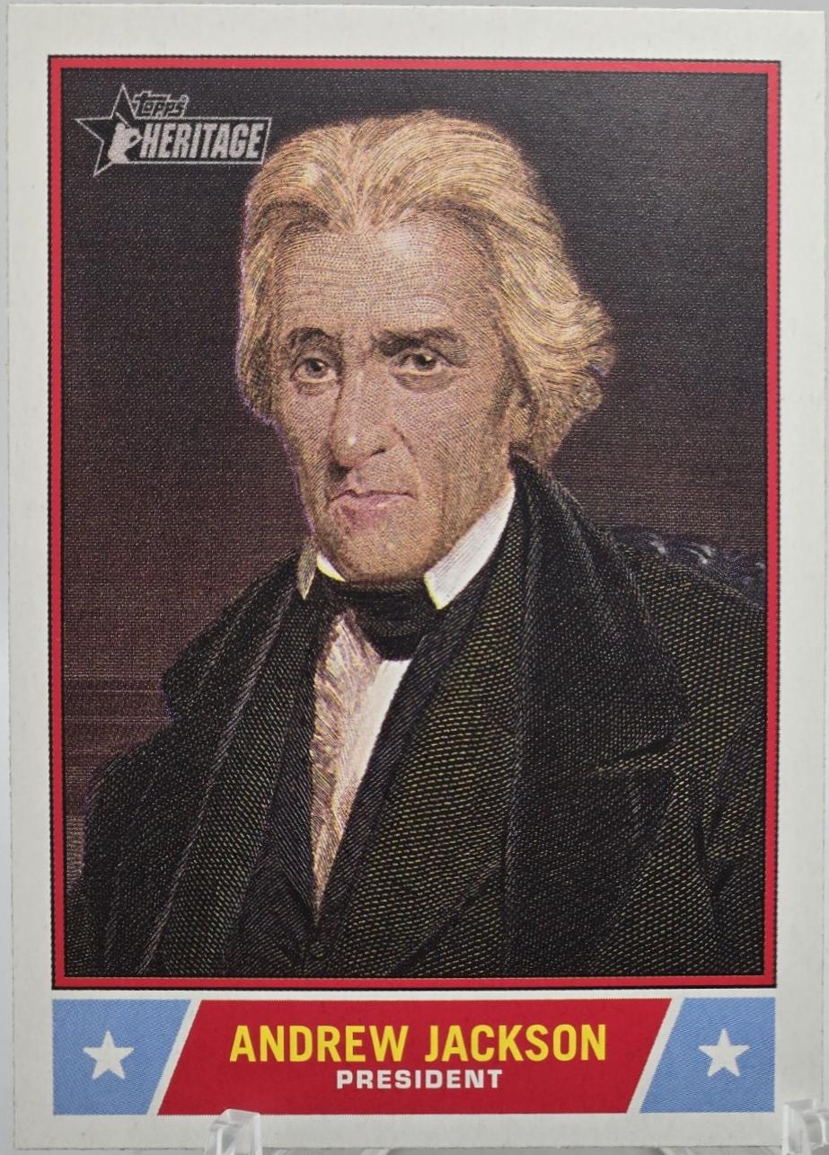 Andrew Jackson #NS-36 Baseball Cards 2025 Topps Heritage Notable American