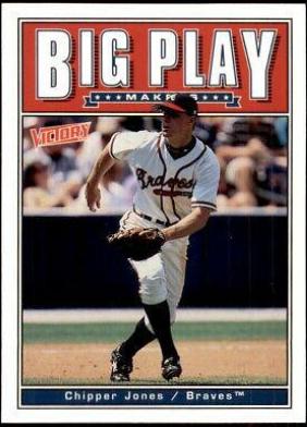 Chipper Jones #30 Baseball Cards 1999 Upper Deck Victory