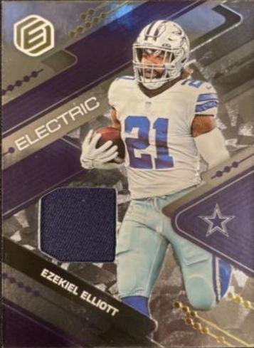 Ezekiel Elliott #ELE-16 Football Cards 2022 Panini Elements Electric