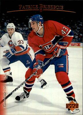 Patrice Brisebois #6 Hockey Cards 1995 Upper Deck