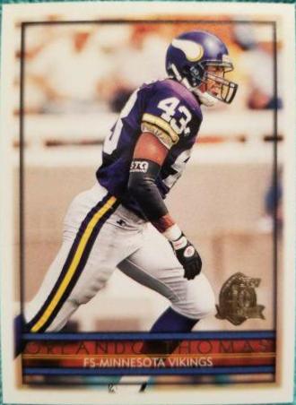 Orlando Thomas #15 Football Cards 1996 Topps
