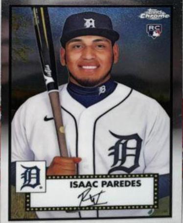 Isaac Paredes #40 Baseball Cards 2021 Topps Chrome Platinum Anniversary