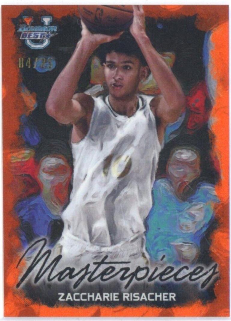 Zaccharie Risacher #BM-II 2023 Bowman Best University Masterpieces Basketball