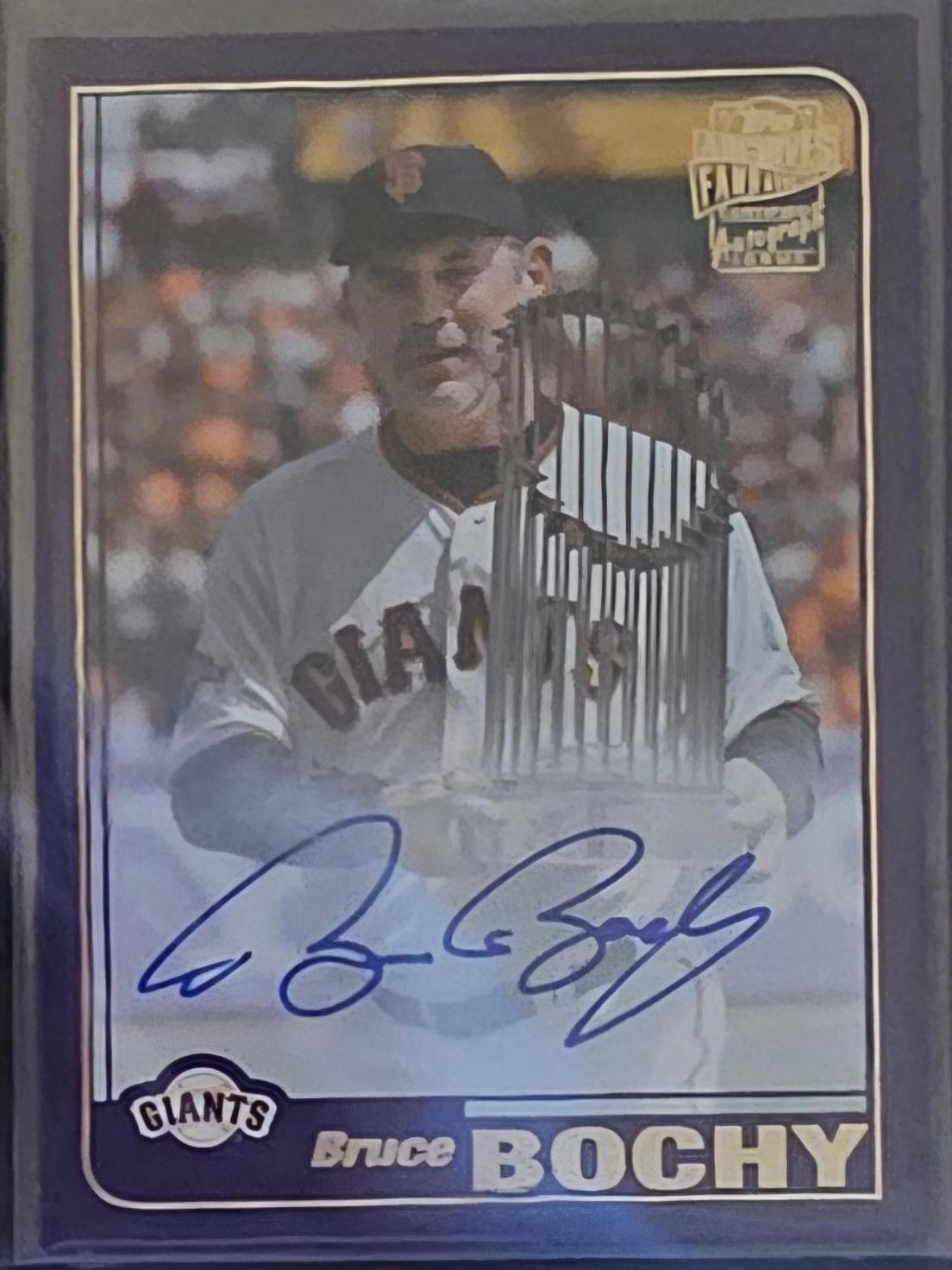 Bruce Bochy #FFA-BB 2020 Topps Archives Baseball Fan Favorites Autographs