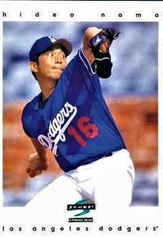 Hideo Nomo #159 1997 Score Baseball