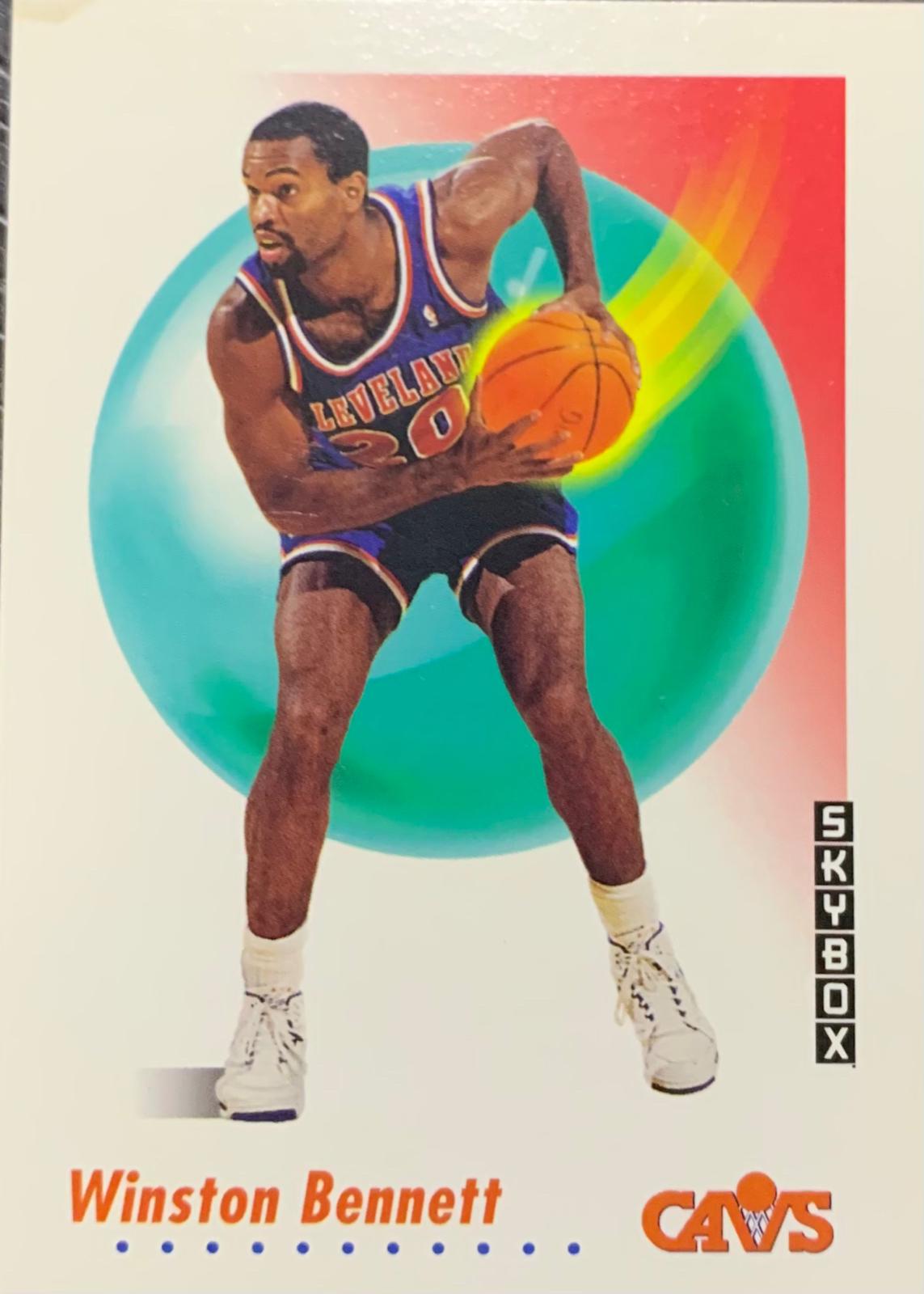 Winston Bennett #45 Basketball Cards 1991 Skybox