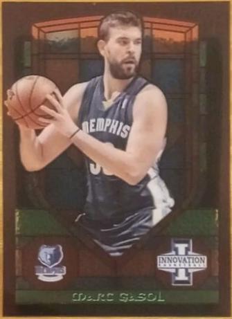 Marc Gasol #4 Basketball Cards 2013 Panini Innovation Stained Glass
