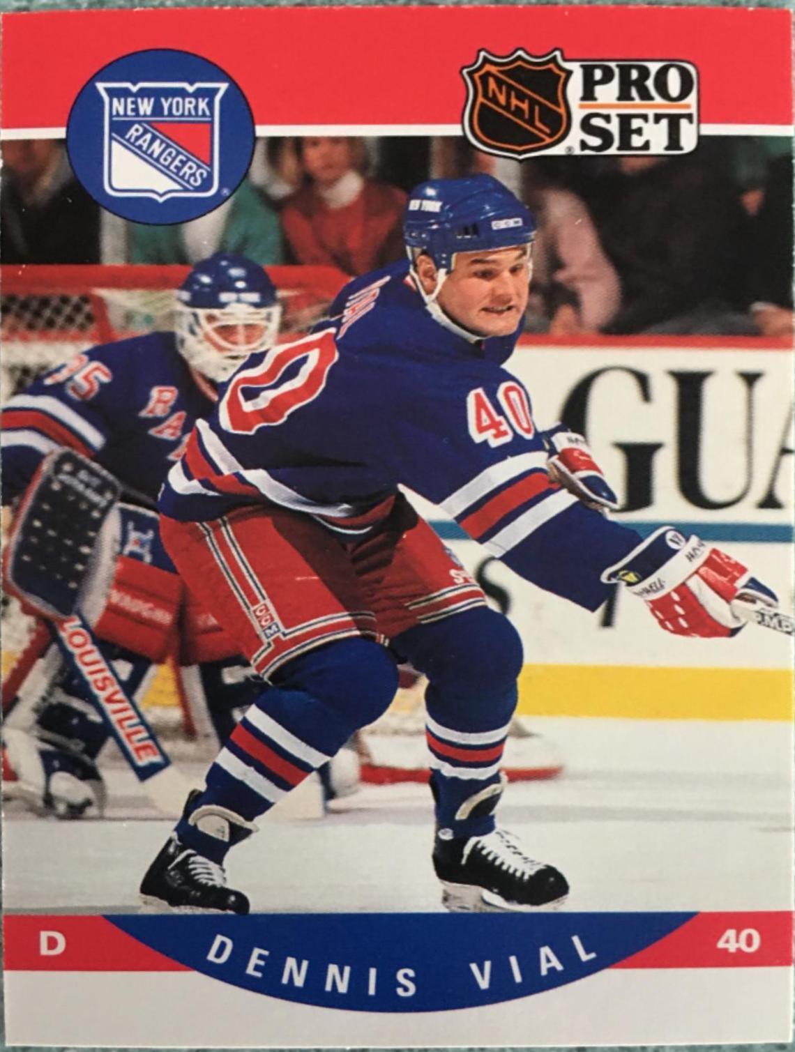 Dennis Vial #628 Hockey Cards 1990 Pro Set