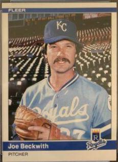 Joe Beckwith #U-10 Baseball Cards 1984 Fleer Update
