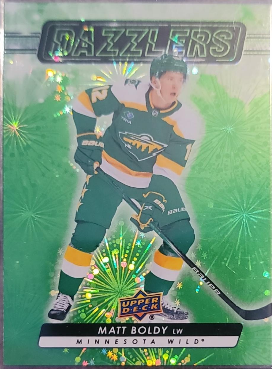 Matt Boldy [Green] #DZ-105 Prices | 2023 Upper Deck Dazzlers