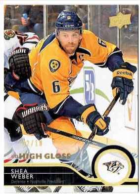 Shea Weber #356 Hockey Cards 2014 Upper Deck