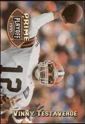 Vinny Testaverde #19 Football Cards 1995 Playoff Prime