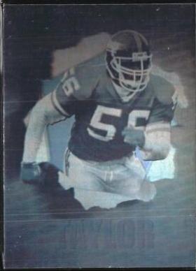 Lawrence Taylor #H2 Football Cards 1992 Skybox Impact Holograms