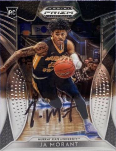 Ja Morant #2 Basketball Cards 2019 Panini Prizm Draft Picks Autographs