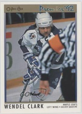 Wendel Clark #116 Hockey Cards 1991 O-Pee-Chee Premier
