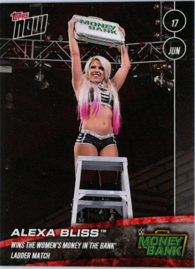Alexa Bliss #39 Wrestling Cards 2018 Topps Now WWE