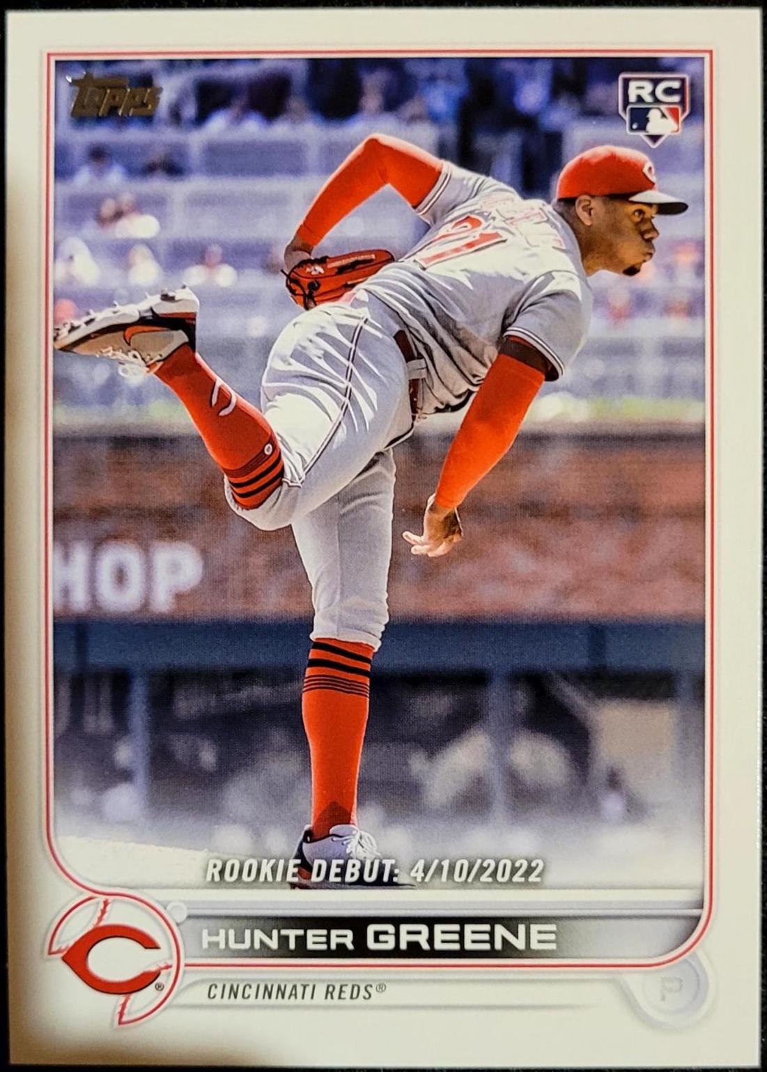 Hunter Greene #US267 Baseball Cards 2022 Topps Update