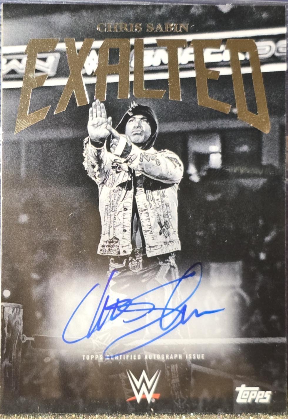 Chris Sabin #BWS-CSN Prices | 2025 Topps Exalted WWE Black and