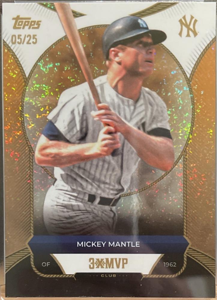Mickey Mantle [Orange Stardust Foil] #21