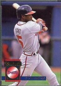 Ron Gant #34 Baseball Cards 1994 Donruss