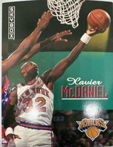 Xavier McDaniel #165 Basketball Cards 1992 Skybox