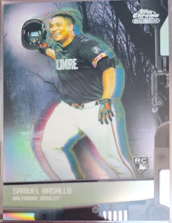 Samuel Basallo #NOC-9 2026 Topps Chrome Black Baseball Nocturnal