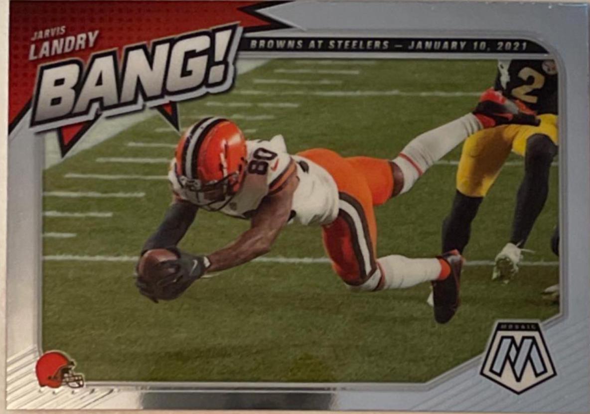 Jarvis Landry #B-11 Football Cards 2021 Panini Mosaic Bang