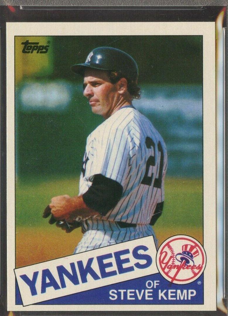Steve Kemp #120 Baseball Cards 1985 Topps Mini
