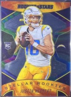 Justin Herbert #SR3 Football Cards 2020 Panini Rookies & Stars Stellar