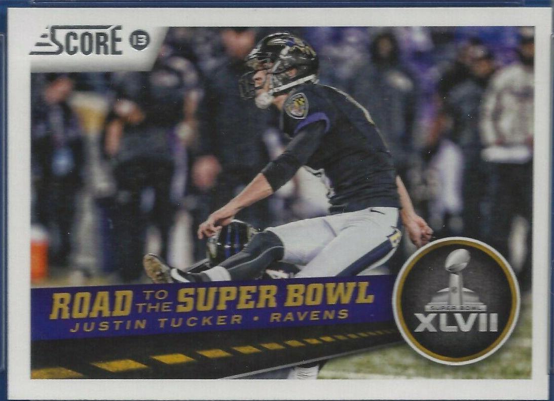 Justin Tucker #266 Football Cards 2013 Panini Score