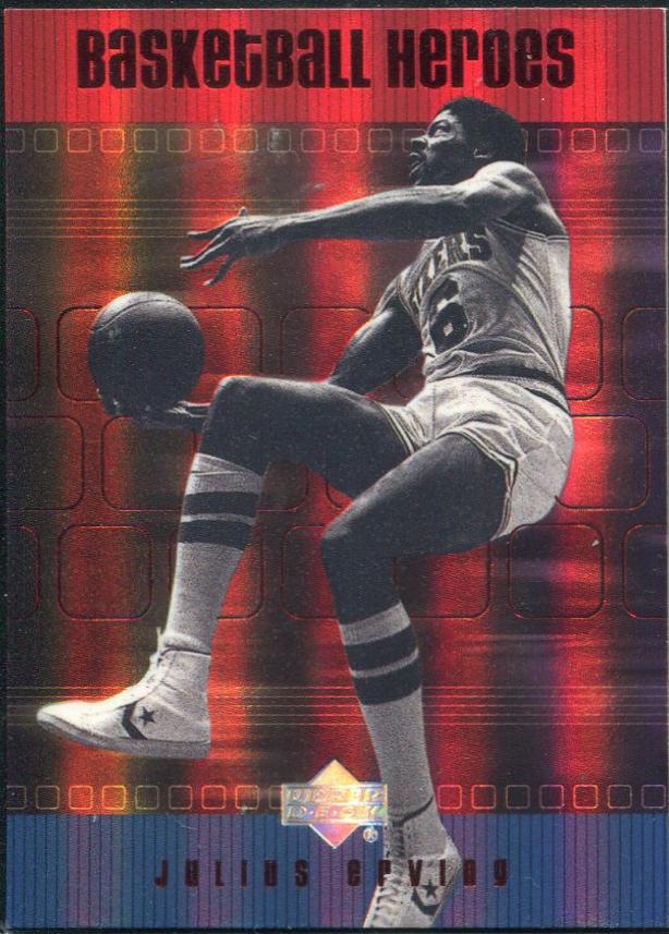 Julius Erving #H55 Basketball Cards 1999 Upper Deck Erving Heroes