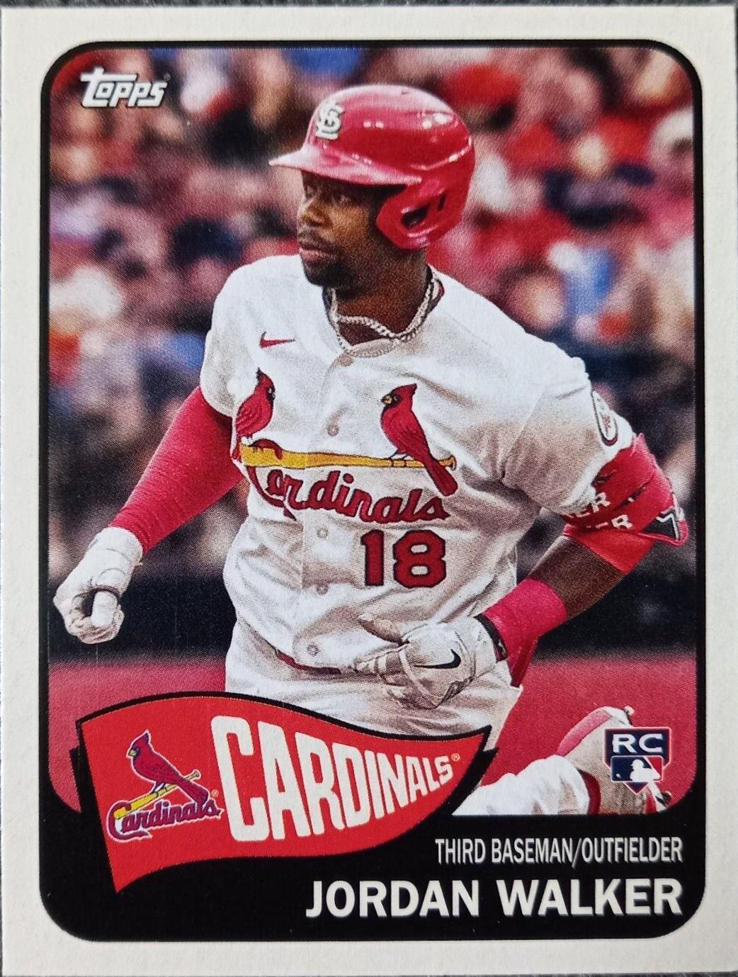 Jordan Walker #154 Baseball Cards 2023 Topps Archives
