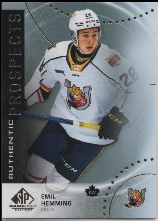 Emil Hemming #33 2025 Sp Game Used Chl Hockey