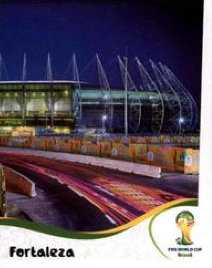 Arena Castelao #17 Soccer Cards 2014 Panini World Cup Stickers