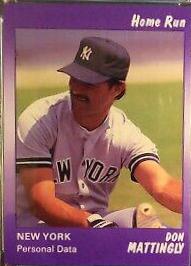Don Mattingly #54 Baseball Cards 1991 Star Home Run Series