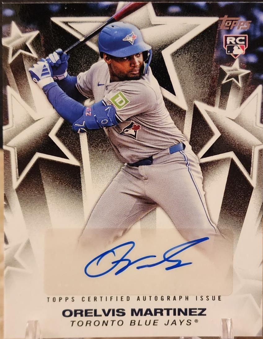 Orelvis Martinez #BSA-OM Baseball Cards 2025 Topps Baseball Stars Autograph
