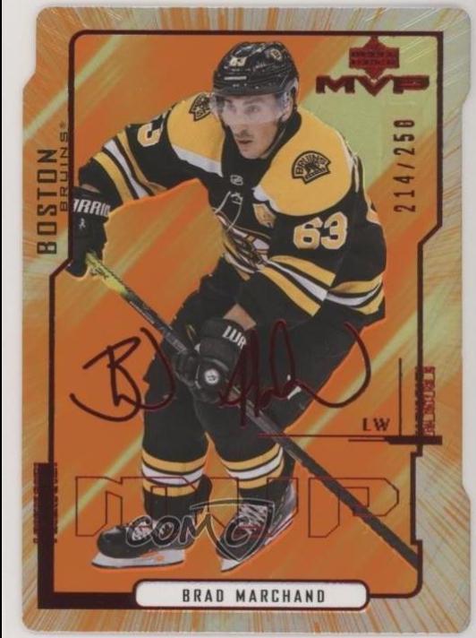 Brad Marchand #9 2020 Upper Deck MVP 20th Anniversary Hockey