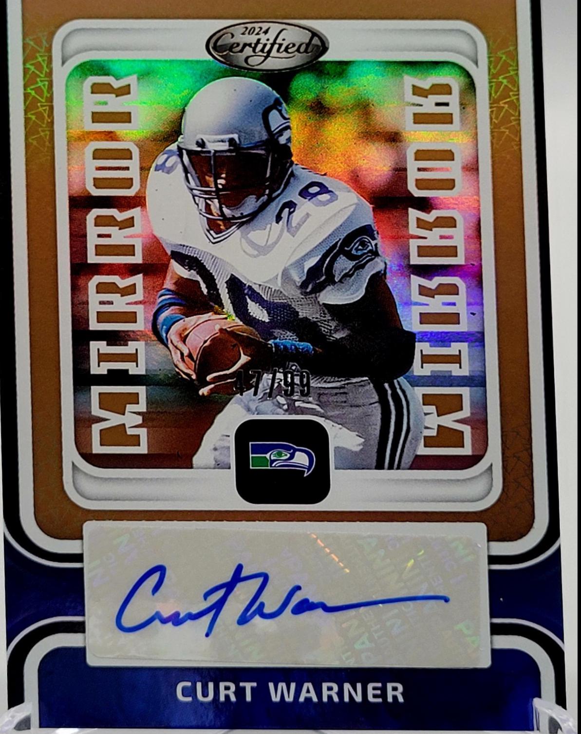 Curt Warner [Bronze] #MS-CW