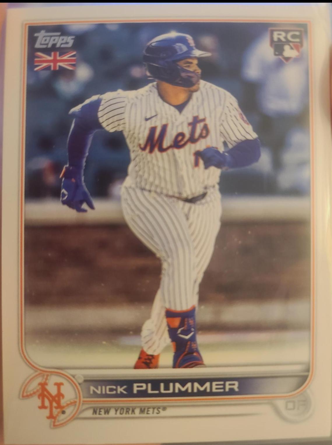 Nick Plummer #48 Baseball Cards 2022 Topps UK Edition