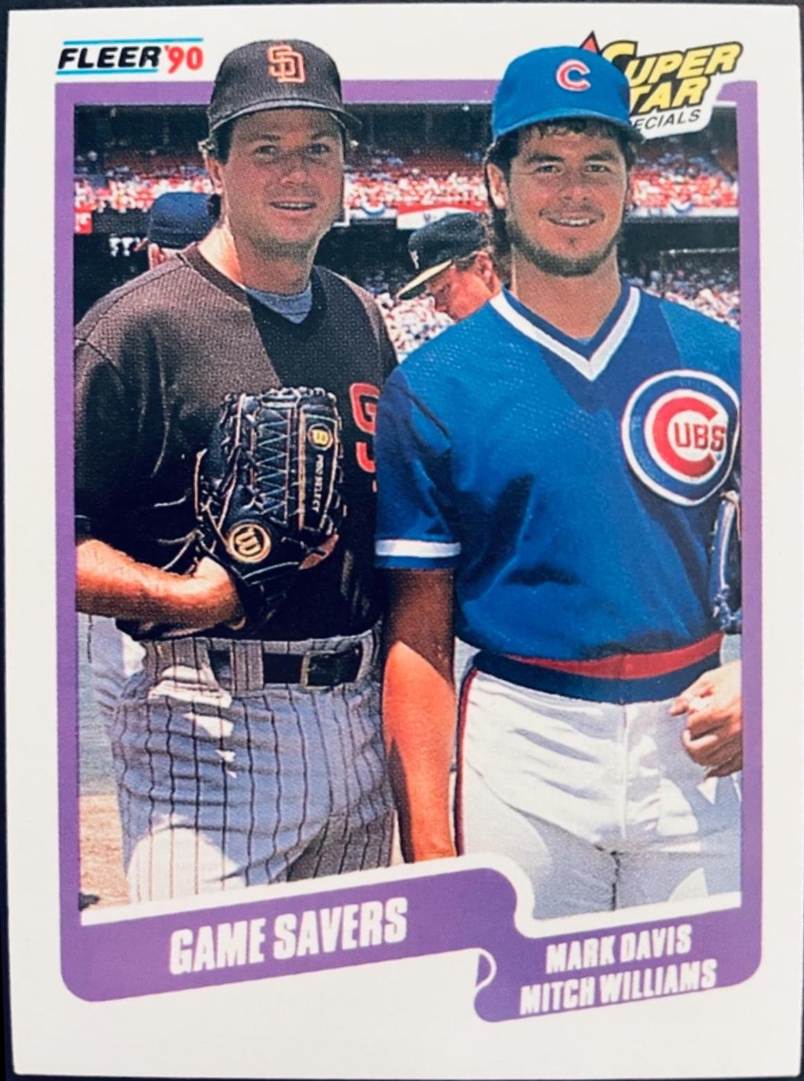M. Davis, M. Williams #631 Baseball Cards 1990 Fleer