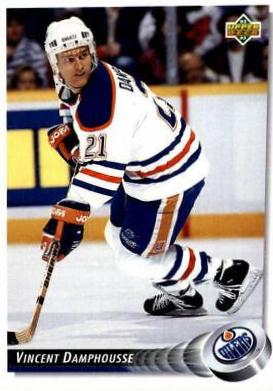 Vincent Damphousse #307 Hockey Cards 1992 Upper Deck