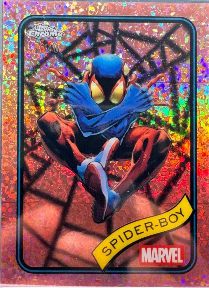 Spider-Boy Rose Gold Mini Diamonds Refractor